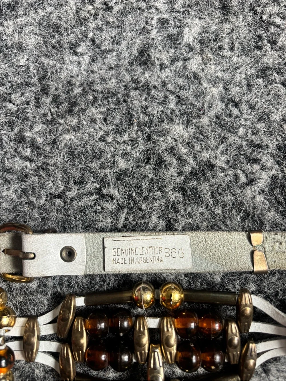 Women's Decorative Beaded Silver-Tone Waist Belt